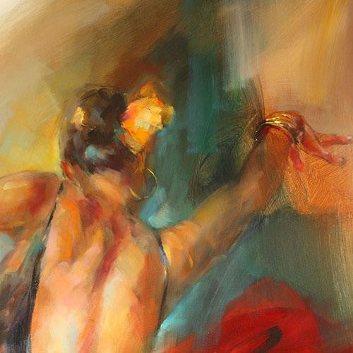 She Dances in Beauty 3 Oil Painting by Anna Razumovskaya